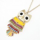 Owl Sweater Necklace